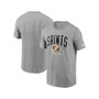 Men's Heathered Gray New Orleans Saints Team Athletic T-shirt