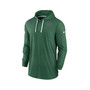 Men's Green New York Jets Sideline Pop Performance Pullover Long Sleeve Hoodie T-shirt