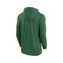 Men's Green New York Jets Sideline Pop Performance Pullover Long Sleeve Hoodie T-shirt