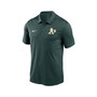 Men's Green Oakland Athletics Agility Performance Polo Shirt