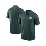 Men's Green Oakland Athletics Agility Performance Polo Shirt