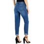 Women's Mid Rise Ripped Straight-Leg Jeans, Created for Macy's