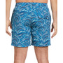 Men's Moisture-Wicking Stretch Wave-Print 7" Swim Trunks