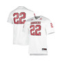 Men's #22 White Indiana Hoosiers 90s Away Premier Strategy Jersey