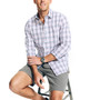 Men's Navtech Trim-Fit Plaid Button-Up Long-Sleeve Shirt