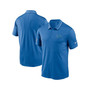 Men's Blue Detroit Lions Sideline Victory Performance Polo Shirt