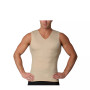 Insta Slim Men's Compression Sleeveless V-Neck T-Shirt