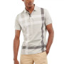 Men's Blaine Oversized Tartan-Print Polo