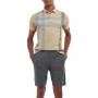 Men's Blaine Oversized Tartan-Print Polo