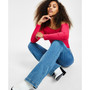 Women's Sexy Mid-Rise Bootcut Jeans