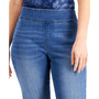 Women's Mid Rise Straight-Leg Pull-On Jeans, Created for Macy's