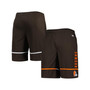 Men's Brown Cleveland Browns Combine Authentic Rusher Training Shorts