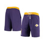 Men's Anthony Davis Purple Los Angeles Lakers Name and Number Shorts