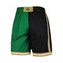 Men's Kelly Green and Black Boston Celtics Hardwood Classics 2007 Split Swingman Shorts