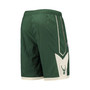 Men's Hunter Green Milwaukee Bucks Courtside Heritage Shorts