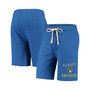 Men's Heathered Royal Milwaukee Brewers Mainstream Tri-Blend Shorts