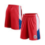 Men's Branded Red LA Clippers Champion Rush Colorblock Performance Shorts