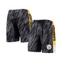 Men's Black Pittsburgh Steelers Static Mesh Shorts