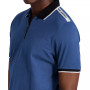 Men's Regular-Fit Tipped Logo-Taped 1/4-Zip Polo Shirt, Created for Macy's
