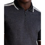 Men's Regular-Fit Tipped Logo-Taped 1/4-Zip Polo Shirt, Created for Macy's