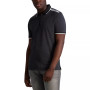 Men's Regular-Fit Tipped Logo-Taped 1/4-Zip Polo Shirt, Created for Macy's