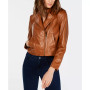 Leather Moto Jacket, Regular & Petite Sizes