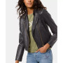 Leather Moto Jacket, Regular & Petite Sizes