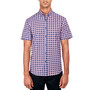 Men's Regular-Fit Non-Iron Performance Stretch Linked Circle-Print Button-Down Shirt