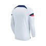 Men's White USMNT 2022/23 Home Breathe Stadium Replica Blank Long Sleeve Jersey