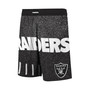 Men's Black Las Vegas Raiders Jumbotron Shorts