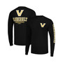 Men's Black Vanderbilt Commodores Team Stack Long Sleeve T-shirt