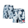 Men's Royal Philadelphia 76ers Fleece Tie-Dye Shorts