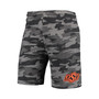 Men's Charcoal, Gray Oklahoma State Cowboys Camo Backup Terry Jam Lounge Shorts