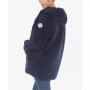Women's Plush Hooded with Pockets Jacket