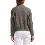 Women's Classic Textured Lightweight Bomber Jacket