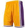 Men's Gold-Tone Los Angeles Lakers Hardwood Classics Team Swingman Shorts