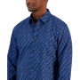 Men's Mode Geometric Print Long-Sleeve Shirt, Created for Macy's