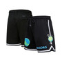 Men's Black Golden State Warriors Washed Neon Shorts