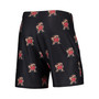 Men's Black Maryland Terrapins Flagship Allover Print Jam Shorts