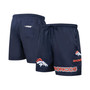 Men's Navy Denver Broncos Woven Shorts