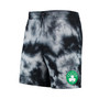 Men's Black Boston Celtics Fleece Tie-Dye Shorts