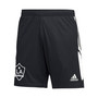 Men's Black LA Galaxy Soccer Training AEROREADY Shorts