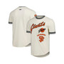 Men's Cream San Francisco Giants Cooperstown Collection Retro Classic T-shirt