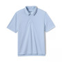 School Uniform Men's Short Sleeve Polyester Pique Polo Shirt