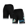 Men's Black Los Angeles Lakers Washed Neon Shorts