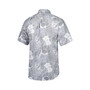 Men's Gray Philadelphia Eagles Coconut Point Playa Floral Camp IslandZone Button-Up Shirt