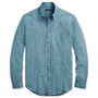 Men's Long Sleeve Classic-Fit Chambray Shirt