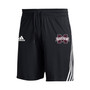 Men's Black Mississippi State Bulldogs AEROREADY Three-Stripe Knit Shorts