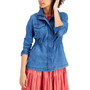 Women's Chambray Twill Jacket, Created for Macy's