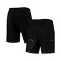 Men's Detroit Pistons Triple Black Gloss Shorts